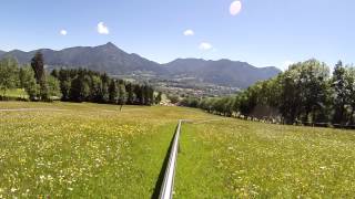 Sommerrodelbahn Lenggries Germany [upl. by Mort]