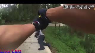 Police Handcuffing Fail Officer gets stabbed [upl. by Mitchael]