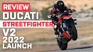 Ducati Streetfighter V2 2022 Review Specs and Launch [upl. by Cristionna]