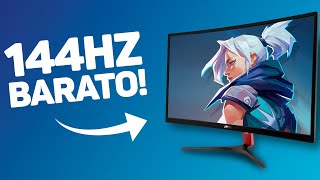 TOP 5 MONITORES 144HZ BONS e BARATOS em 2024 [upl. by Duwad718]