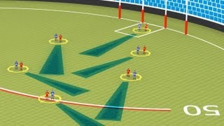 AFL Training Drills  The Line [upl. by Petrick]