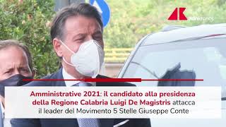 Elezioni Calabria De Magistris contro Conte [upl. by Biagio810]