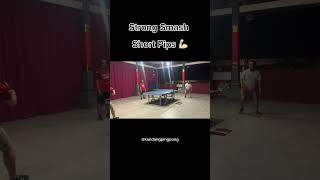 Strong smash short pips pingpong tenismeja pingpongchalenge sport pingpongers [upl. by Ynohtnacram]