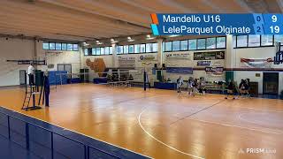 U16  Pallavolo Mandello vs LeleParquet Olginate [upl. by Elda]