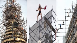 Top Scaffold Collapse Compilation [upl. by Aital]