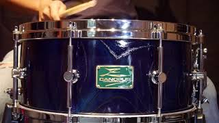 Canopus 14quotx65quot Zelkova Snare “GUNJYO” Limited Color for 2018 [upl. by Lsil]