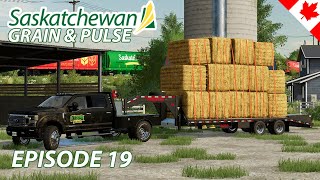 Mistakes were made Losing money on bales  Saskatchewan Grain amp Pulse  Episode 19  FS22 [upl. by Annahsat461]