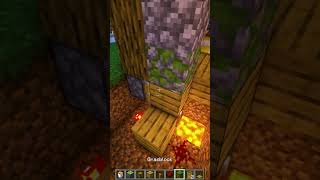 🌋 LAVA TRAP 🌋 minecraft shorts [upl. by Maximo]