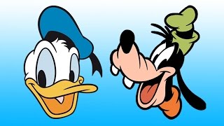 Disney and friends cartoons  Donald Mickey Pluto Goofy [upl. by Ayram502]