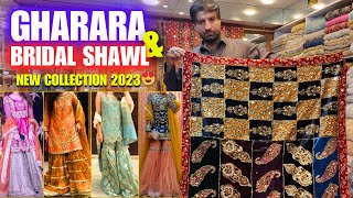 Trendy Gharara Designs  Bridalwear Partywear Shawls Designs 2023  Mirror Work Gharara Collection [upl. by Llerihs]