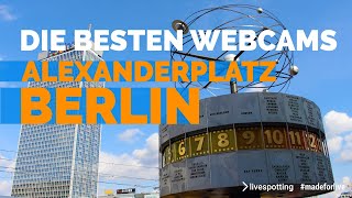 Berlin Live Atemberaubender Panoramablick vom Alexanderplatz – Erlebe die pulsierende Hauptstadt [upl. by Dannie85]