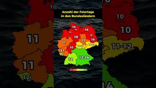 Die Bundesländer mit den meisten Feiertagen [upl. by Diley849]