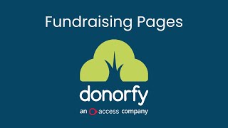 Fundraising Pages [upl. by Varin351]