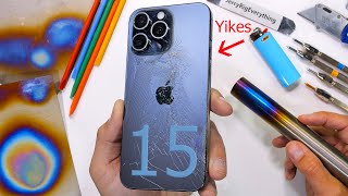 Be gentle with Apples new Titanium iPhone 15 Pro Max  Yikes [upl. by Damle]