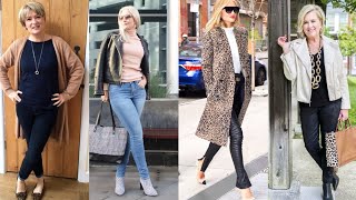 MODA TENDENCIA OTOÑO INVIERNO OUTFITS BONITOS BÁSICOS PARA MUJERES GUAPÍSIMAS MODA TENDENCIA [upl. by Kussell]