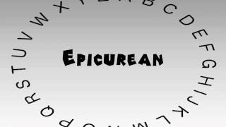 How to Say or Pronounce Epicurean [upl. by Cirdahc]