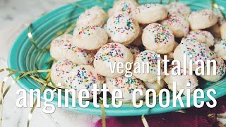 vegan Italian anginette cookies  hot for food [upl. by Marilou]