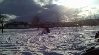 SKIDOO 4TEMPS AVEC MOTEUR LIFAN DE 9HP [upl. by Orr]