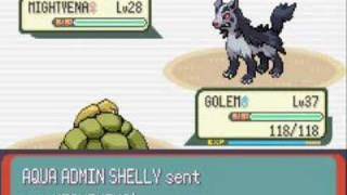 Pokemon Emerald  Battle vs Aqua Admin Shelly [upl. by Yeroc271]