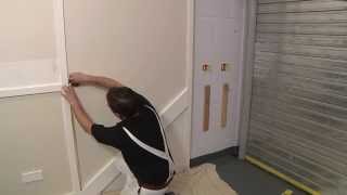 How to Install Lincrusta Dado Panels on a Staircase [upl. by Yehsa]