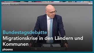 Migrationskrise in den Ländern und Kommunen am 150324 [upl. by Nylatsirhc]