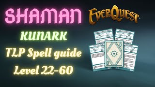 EVERQUEST TEEK TLP 2024  New player Shaman guide for random loot Kunark spells level 2260 [upl. by Aicitel961]