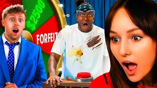 Freya Reacts to SIDEMEN FORFEIT WHEEL OF FORTUNE [upl. by Salina]