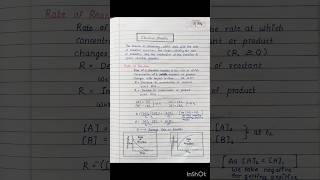 Chemical Kinetics Notes  Class 12  Chemistry  NEET  HSC  CBSE neet chemistry class12 aiims [upl. by Irroc]