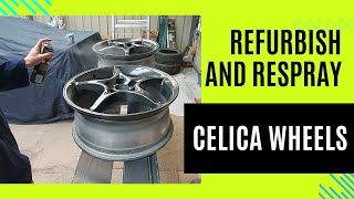 Refurbish and Respray Celica OEM Alloy Wheels [upl. by Elocin]