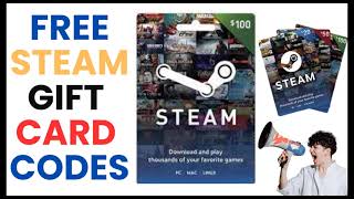 Unused Free Steam Wallet Gift Card Codes 2024 How To Get Free Steam Codes [upl. by Eissolf]