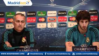 Rueda Prensa completa con Jose Mourinho y Esteban Granero Previa Bayern [upl. by Sidran]