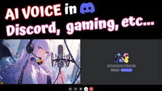 How to Connect AI Voice to Discord or Other Apps RVC amp wokada [upl. by Eimmot]