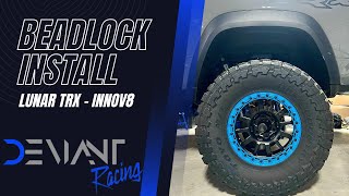 Install Beadlock Innov8 Racing Wheels  Lunar TRX  Deviant Racing [upl. by Nedap]