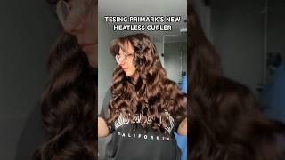 Testing Primark’s new heatless curler overnightcurls heatlesshairstyles primark heatlesscurls [upl. by Macur351]