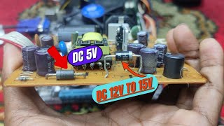 Monitor Repair HP V194  Power Board Repair 2024  Created by Afjal Hossain [upl. by Immot]