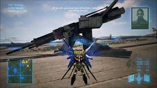 Ace Combat 7 Skies Restored  X20A Strike FreedomYF29 Durandal 12  Stonehenge Defensive [upl. by Ardnoed]