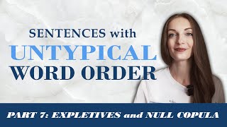 Word Order in English Part 7 Untypical Sentences [upl. by Ylrrad]