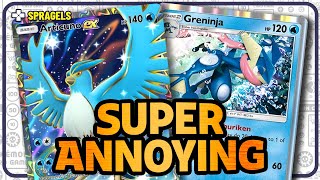 I FINALLY Unlocked Greninja And Im Loving This Deck  Pokemon TCG Pocket [upl. by Aeli174]