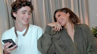 Timothée Chalamet And Zendaya Take The BFF Test [upl. by Notla892]