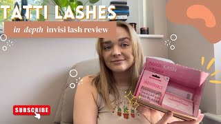 IN DEPTH Tatti Lashes Invisi Lash Review  Applying Wear test amp Removal [upl. by Spencer221]