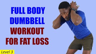 10 Minute Full Body Low Impact Dumbbell Workout  7kg Dumbbell [upl. by Daph]