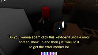 How To Find The Error Marker amp Battery Marker  Roblox Find The Markers 150 [upl. by Fellows534]