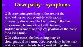 Discopathy  symptoms and treatment [upl. by Notyrb260]