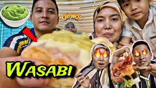 💢SUSHI CHALLENGE  WASABI 🥵  VLOG IJAT [upl. by Nowell]