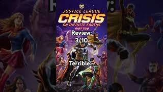 REVIEW Crisis on Infinite Earths Part 2 TERRIBLE shorts dc dccomics review animation [upl. by Wertz972]