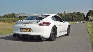 Porsche Cayman GT4 with Fabspeed Race Exhaust Lovely Exhaust Sounds [upl. by Melony687]