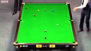 MARK SELBY vs STEPHEN LEE UK MASTERS SNOOKER 2012 FRAME6 Part2 [upl. by Shelden]