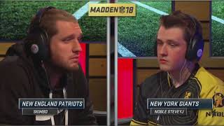 Madden 18  Skimbo Vs Stevey j  Ultimate League [upl. by Landry]