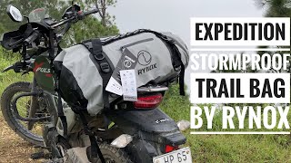 Rynox Expedition Stormproof Trail Bag  Best Tail Bag for Biker  Hero Xpulse  Rider Shakti [upl. by Meave24]