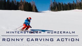 Hinterstoder  Wurzeralm Carving Action [upl. by Amikahs]